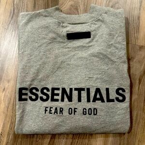 Fear of God Essentials Mock Neck Long Sleeve Tee